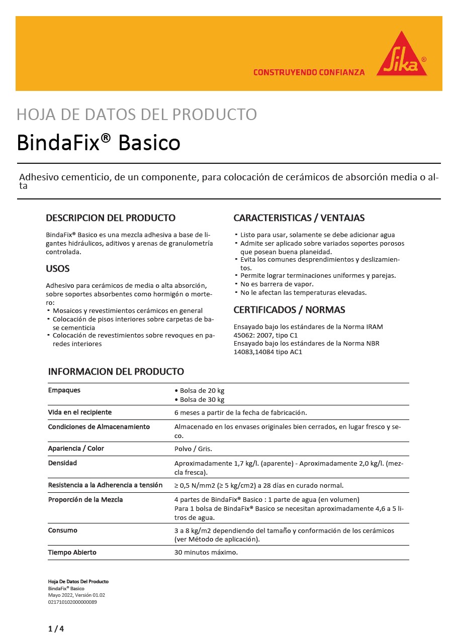 BindaFix® Basico